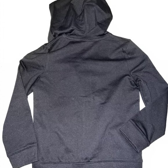 NWT Kid's Cat & Jack Unisex Black Hoodie Full Zip Long Sleeve Sweatshirt S 6/7 - Picture 4 of 4